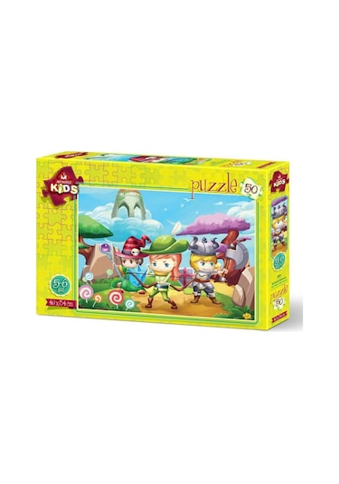 Art Puzzle 50 Parça Üç Küçük Kahraman 4501