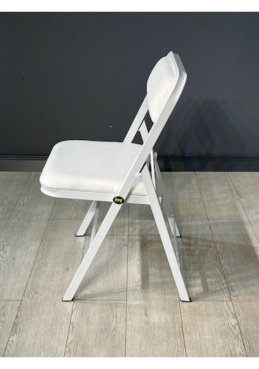 Pars 2 Kişilik Yuvarlak Mutfak Yemek Masası Takımı 2+1 Beyaz Deri 70 Cm Beyaz Deri