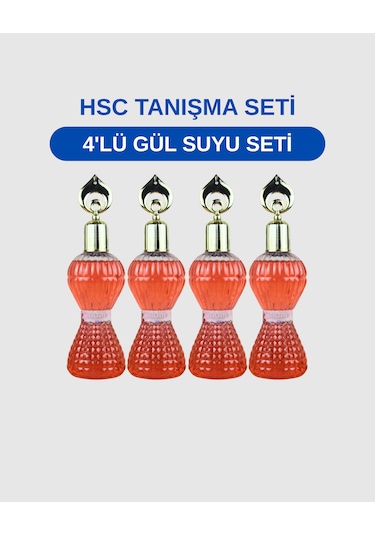 4'lü Lüx Gül Suyu Seti Lüx Gül Suyu 300cc