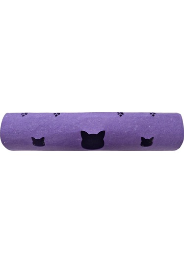 Kedi Oyuncağı Tüneli 1. Kalite 3mm Keçeden Geçmeli Kedi Ve Pati Figürlü 9 Renk A8