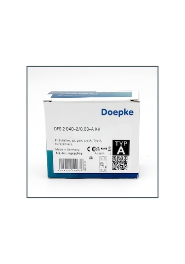 Doepke 2x40a Rccb 30ma A Tipi Kaçak Akım Rölesi Kv:darbe Akım