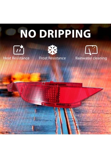 Sointeresting Araba Tamponu Sol Arka Lambası Sis Lambası Fren Lambası Ford Fiesta Mk7 2008-2012