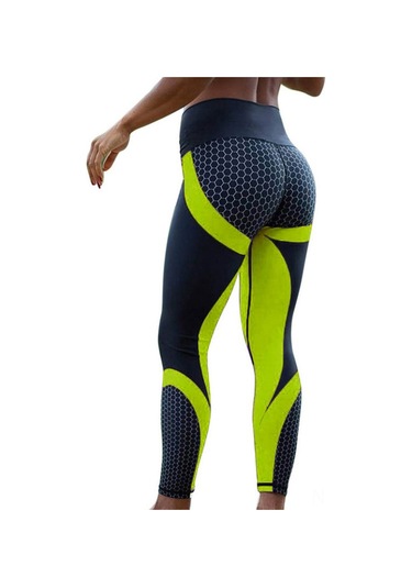 Springsun Yüksek Bel Gövde Tonlama Fitness Taytları - Sarı L Beden, Hızlı Kuruyan, Hafif, Dayanıklı Outdoor Spor Eşyası Diğer