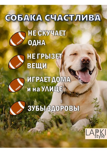 Lapkistyle Köpekler İçin Ragbi Topu 240323451