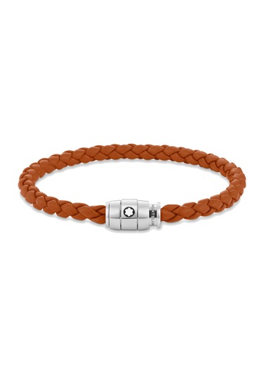 Montblanc Meisterstück Koleksiyonu Paslı Deriden Çelik 3 Halkalı Kiremit