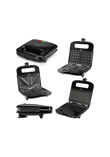 Goldmaster GM-7452 Trimax 800 W Mini Tost ve Waffle Makinesi