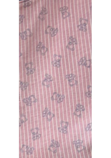 Divinus Ayıcık Desenli Pembe Kadın Pijama Takımı Pembe