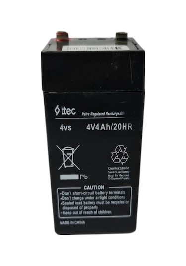 Ttec 4Volt 4Amper Akü 4V 4Ah