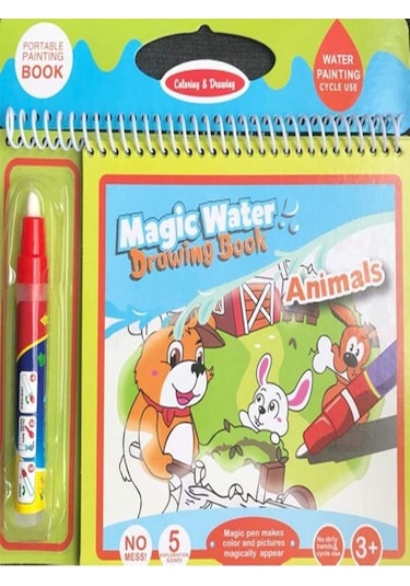 Magic Water Sihirli Boyama Kitabı Hayvanlar Alemi