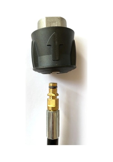 M22x1.4mm Yüksek Basınçlı Yıkama Hortumu Konnektörü Yıkama Çıkış Adaptörü Karcher Uyumlu K2 K3 K4 K5 K6 K7