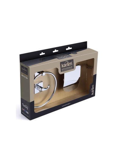 Mesateknik Milet Serisi Krom Banyo Aksesuar Seti 3'lü Krom