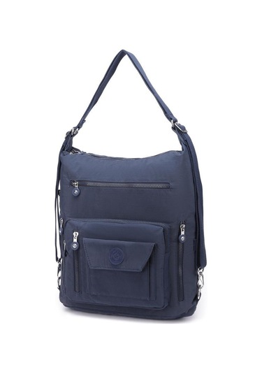 Hem Sırt Hem De Omuz Kadın Çantası Smart Bags 1205 Lacivert