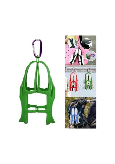 Pazly Suntek Çanta İçin Ayakkabı Askısı Dolap Yeşil S Ve M Model Diğer