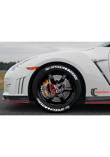 Speedhunters Araç Lastik Yazısı Stikeri 31mm Büyük Boy 8adet