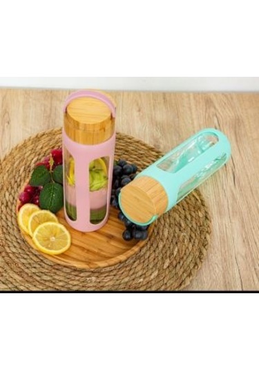 Arow Termos Cam Ahşap Kapaklı Pm-2143