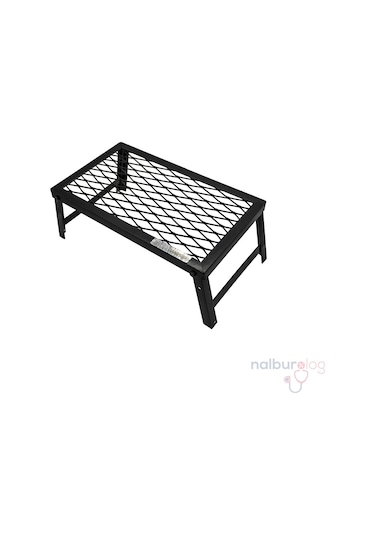 Rox Camping 0121 Ayaklı Ateş Üstü Kamp Izgara Large Siyah