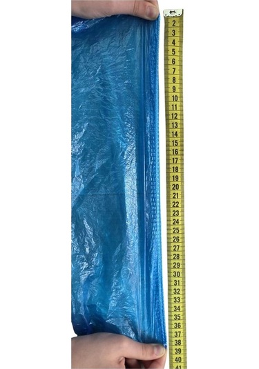 Geneloem Çift Lastikli Kalın Tip Galoş Mavi 500'lü