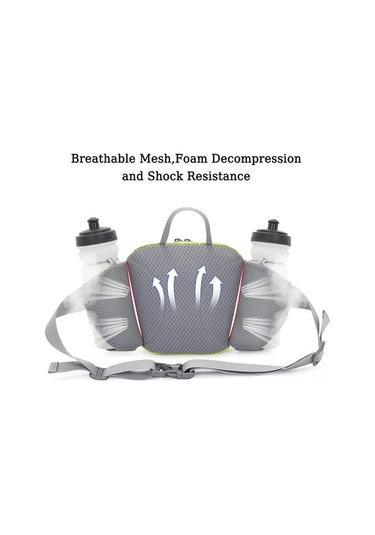 Flybuy Yürüyüşü Yürüyüşü Yeşil Tutacağı Su Su Şişesi Olan Köpek Geçirmez Dağ Çantası Çantası Bel Bel Xh Yeşil