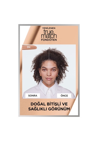 L'Oreal Paris True Match Fondöten 3N Creamy Beige 30 ML