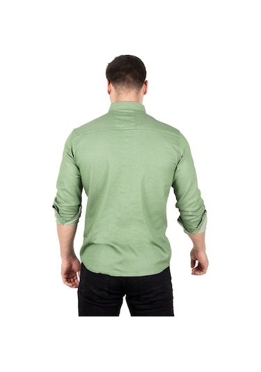 Deepsea Erkek Yeşil Çıt Çıt Düğmeli Kot Gömlek 2300412 Yeşil Deepsea Erkek Yeşil Çıt Çıt Düğmeli Kot Gömlek 2300412 Yeşil