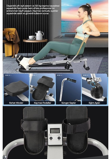 Robo Kürek çekme Spor Aleti