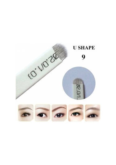 1 Tane 9 U Ölçüsünde Kalıcı Makyaj - Microblading İğnesi - Xlm-9U