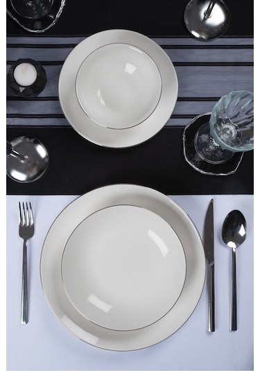 Hayal Platin Yaldız 24 Parça Yemek Takımı 6 Kişilik