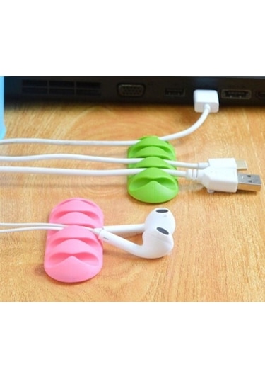 Larimar Kablo Tutucu 5 Kanallı 3 Adet - 9052127423393lmr Çok Renkli