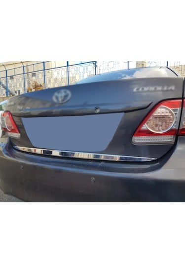 Toyota Corolla Formlu Krom Bagaj Alt Çıta 2007-2013 Paslanmaz Çel N11.2254