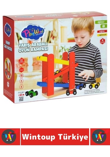 Eğlenceli Eşleştirme Koordinasyon Düşünsel Görsel Gelişim Çocuk Eğitici Yarış Arabalı Oyun Rampası