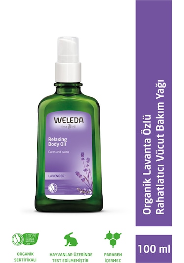 Weleda Organik Lavanta Özlü Vücut Bakım Yağı 100ml