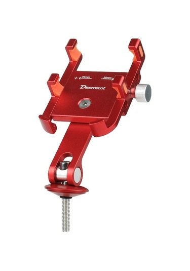 Rogfer Deemount Bg093b Yol Bisikleti Cep Telefonu Braketi 6 Pençe Alüminyum Gidon Kapağı Sabit Navigasyon Tutucu Kırmızı Kırmızı Kırmızı