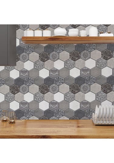 Ruicoo 3d Pvc Yapışkan Duvar Kağıdı - Mobilya Yenileme, Mutfak Dolabı, Tezgah Kaplama İçin 10 Parça Set Diğer