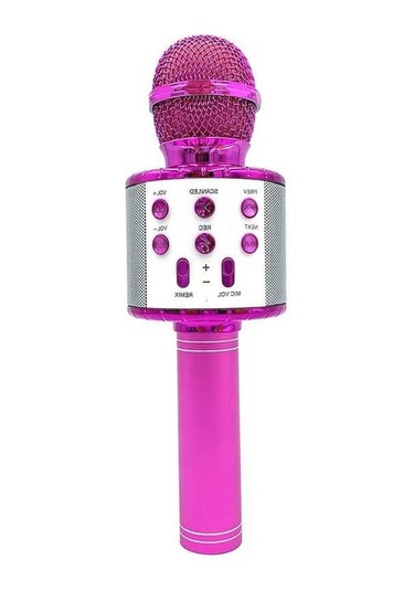 Novahub Pratik Ve Kompakt Mikrofonla Eğlenceli Anlar: Stereo Ses, Led Işıklı, Aux Ve Usb Destekli