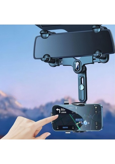 Trendooze Homyl Tüm Telefonlar İçin Dikiz Aynası Tutak, 27,6x19,6cm, Kullanıcı Dostu Montaj 27,6cmx19,6cmx6cm