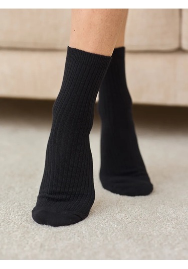 John Jeniford Ribanalı Yüksek Çorap Seti 3 Çift 300442410 Beyaz