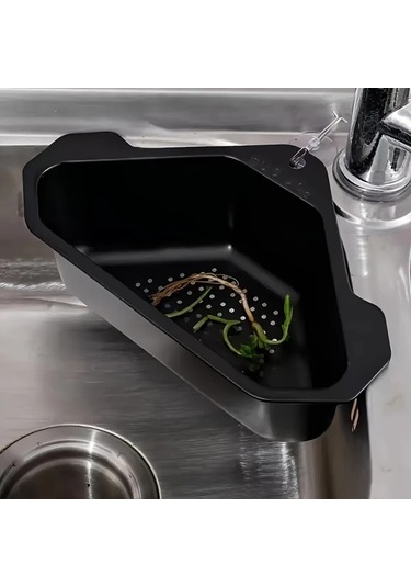 Dashanshop Siyah 1 Adet 304 Paslanmaz Çelik Evye Filtresi Mutfak Lavabo Izgarası Yemek Artığı Süzgeci