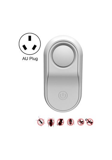 Bg301 Ultrasonik Kemirgen Kuşkeri Elektronik Çok Amaçlı Böcek Kralanı, Fiş Türü: Au Fiş 220v Beyaz Beyaz , Boyut:au Fiş 220v