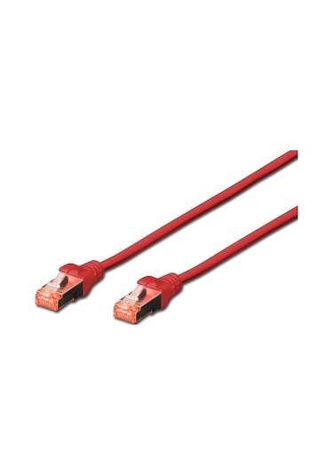 Digitus Cat.6 Patch Kablo, S-ftp, Halogenfree, Awg 27/7, 10 Metre, Kırmızı Renk Tdrtr