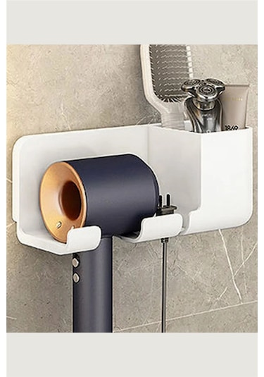 Fön Makinesi Askısı, Saç Kurutma Makinesi Tutacağı , Banyo Düzenleyici Diğer