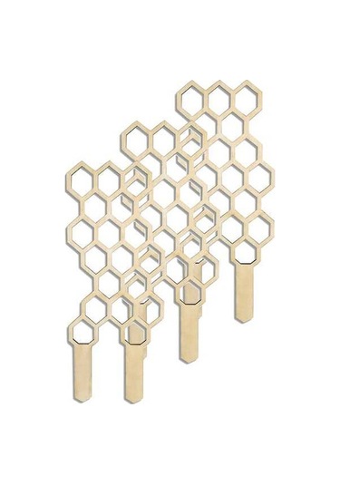 Ulzyvf Bitki Çerçevesi - Tırmanma & Sarkma İçin Ahşap 30cm Bahçe Destek