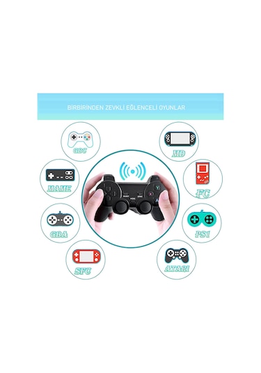 Arcade 8 K 10.000 Oyunlu HD Mini TV Android Retro Oyun Konsolu