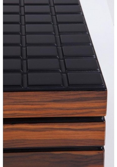 Parmida Humidor Puro Saklama Kutusu - Siyah/kahverengi 0165