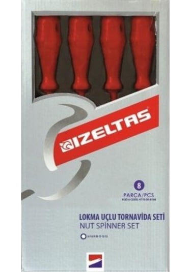 İzeltaş Lokma Uçlu Tornavida Seti 8 Parça