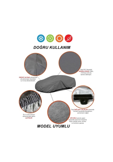 Skoda Cıtıgo Uyumlu Oto Branda - Su Geçirmez Araç Çadırı Hb1