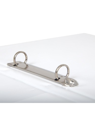 Önder 2 Halkalı Klasör Pvc Cepli 2 Cm - Beyaz Beyaz