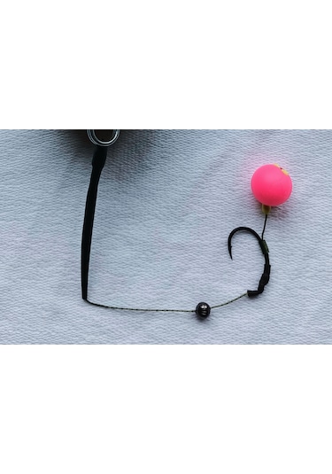 Kasnaklı 4 Adet Küspe Sazan Rig Takımı 14 Mm Pembe Pop Up