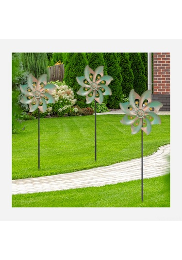 Xindoker Bahçe Ve Avlu İçin Demir Çevreci Süs Eşyası - Kırmızı Renkli 95cm Ornamental Fırça