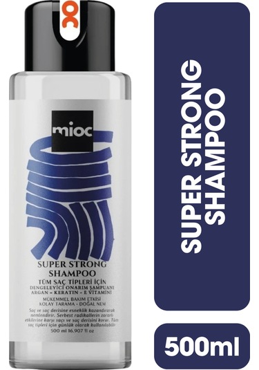 Mioc Kozmetik Super Strong Şampuan 500 ML