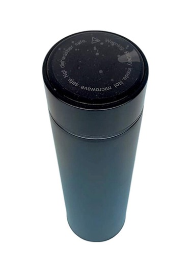 Kişiselleştirilebilir Dereceli Termos 05 Lt Siyah Renk Siyah